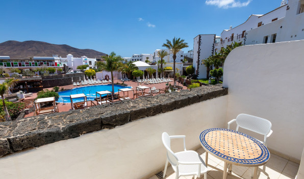 Terrace of the 2-Bedroom Gold Level Senior Suite at Hotel Gran Tagoro