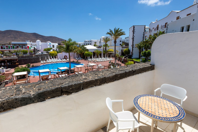 Terrace of the 2-Bedroom Gold Level Senior Suite at Hotel Gran Tagoro
