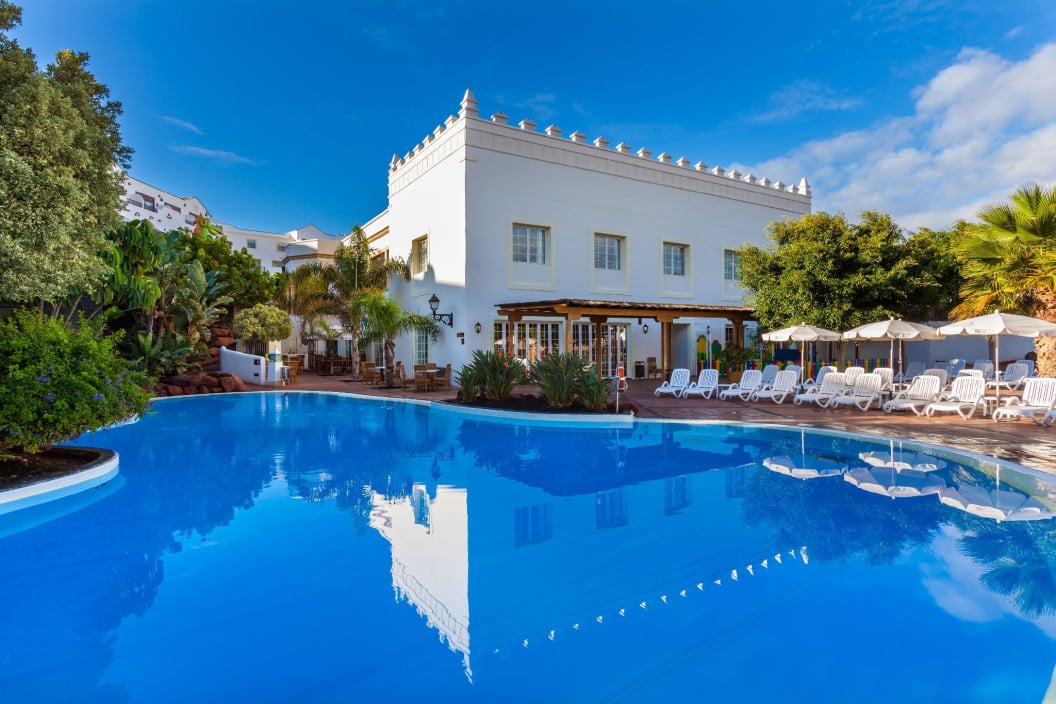 Piscina Castleland nella Zona Real Adventure presso l'Hotel Gran Tagoro