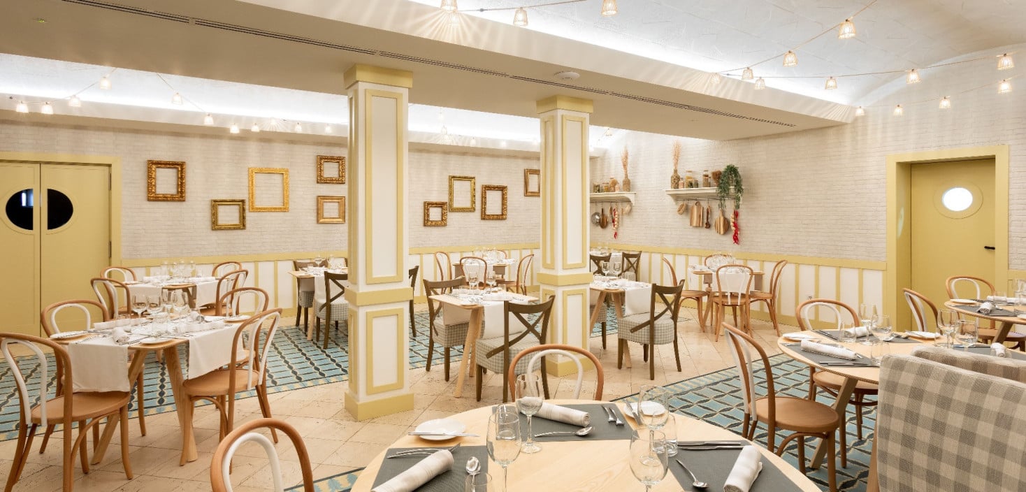 La Ricotta Restaurant, located in the Castillo Area of Hotel Gran Tagoro