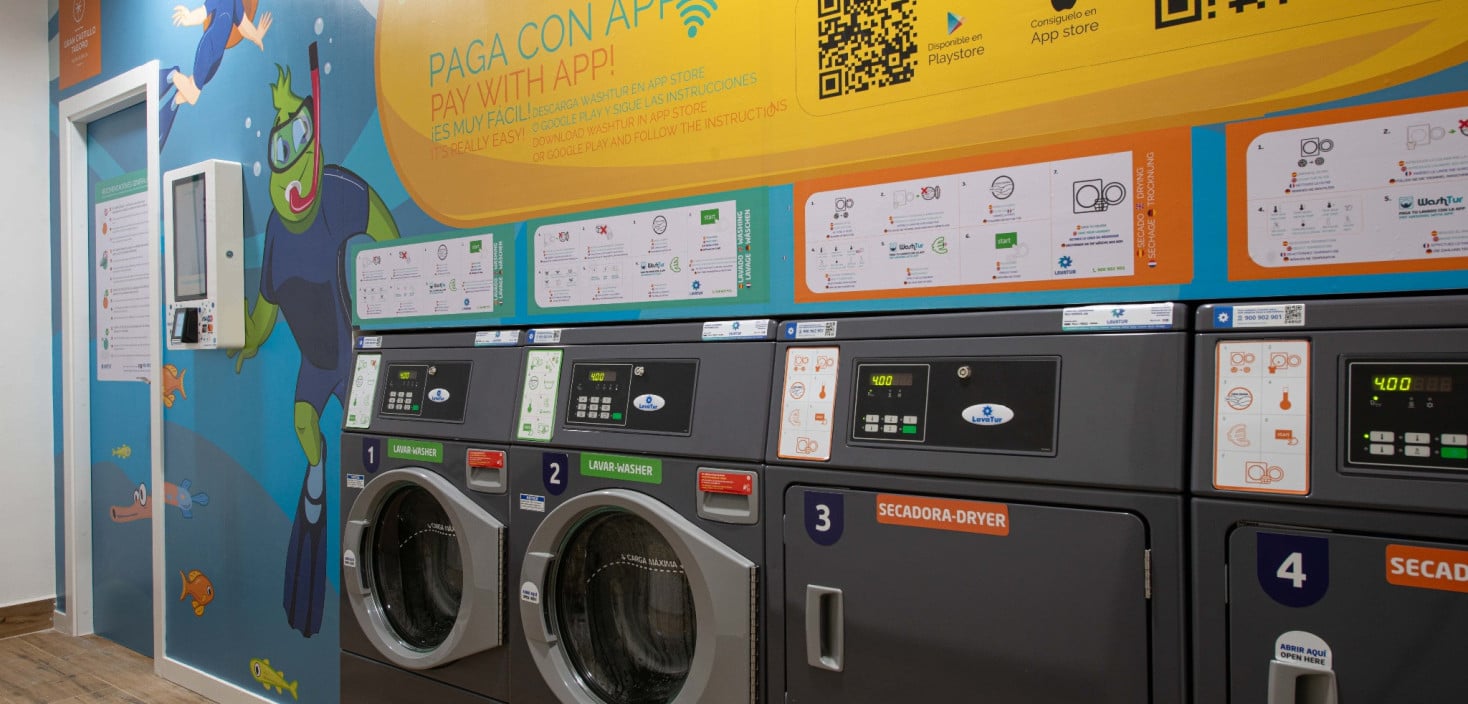 Self-service laundry at Hotel Gran Tagoro