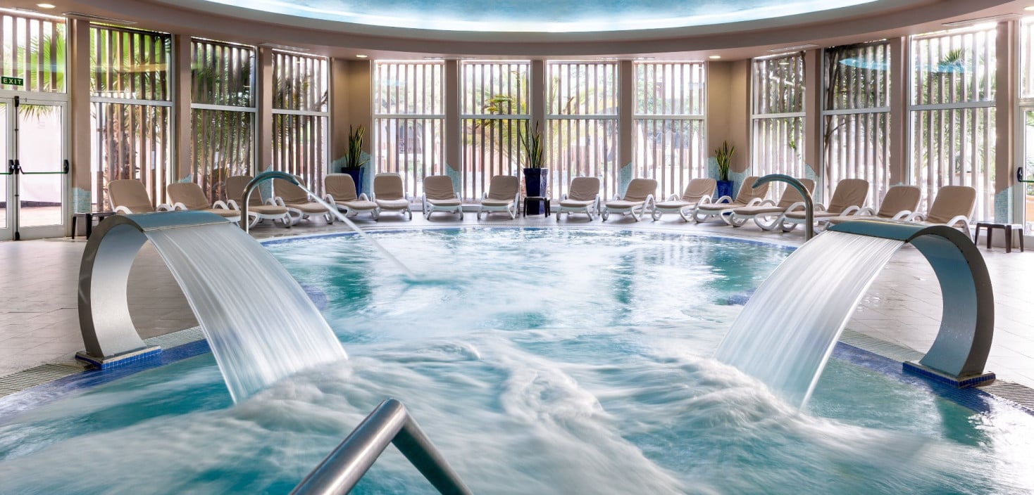 Water circuit at the Vitanova Thalasso Spa in Hotel Gran Tagoro