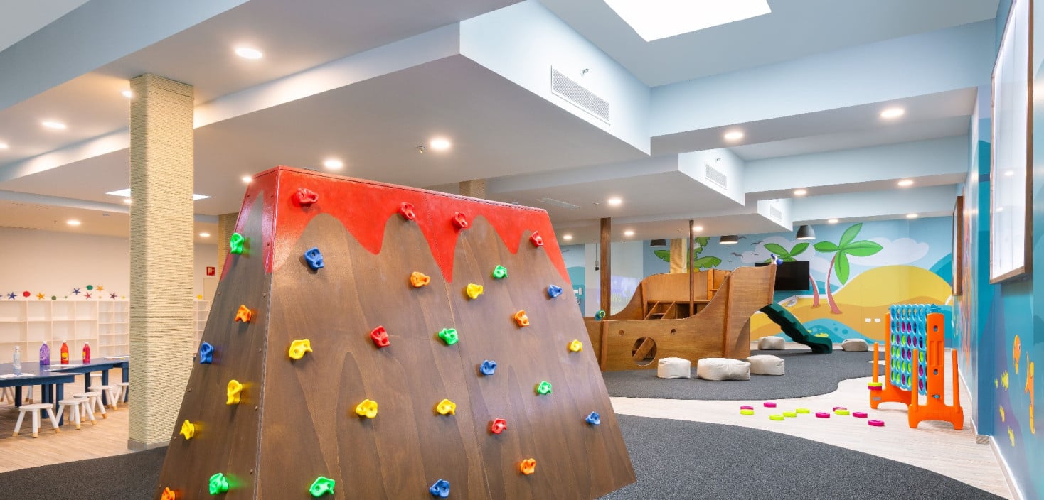 Climbing area at the Hotel Gran Tagoro Kids Club