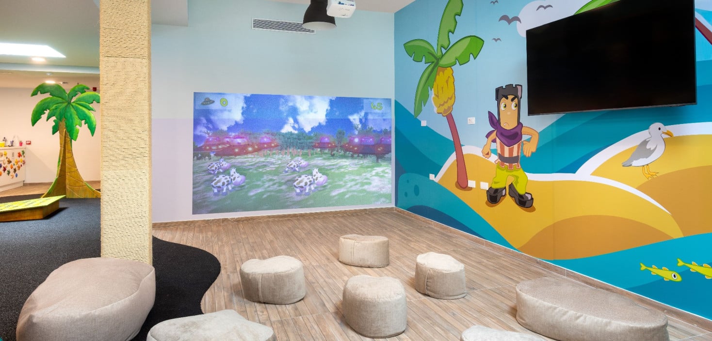 Interactive games area at the Hotel Gran Tagoro Kids Club