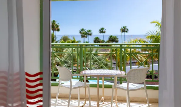 Vistas desde la terraza de la habitación Deluxe Superior Vista Océano del Hotel Gran Tagoro