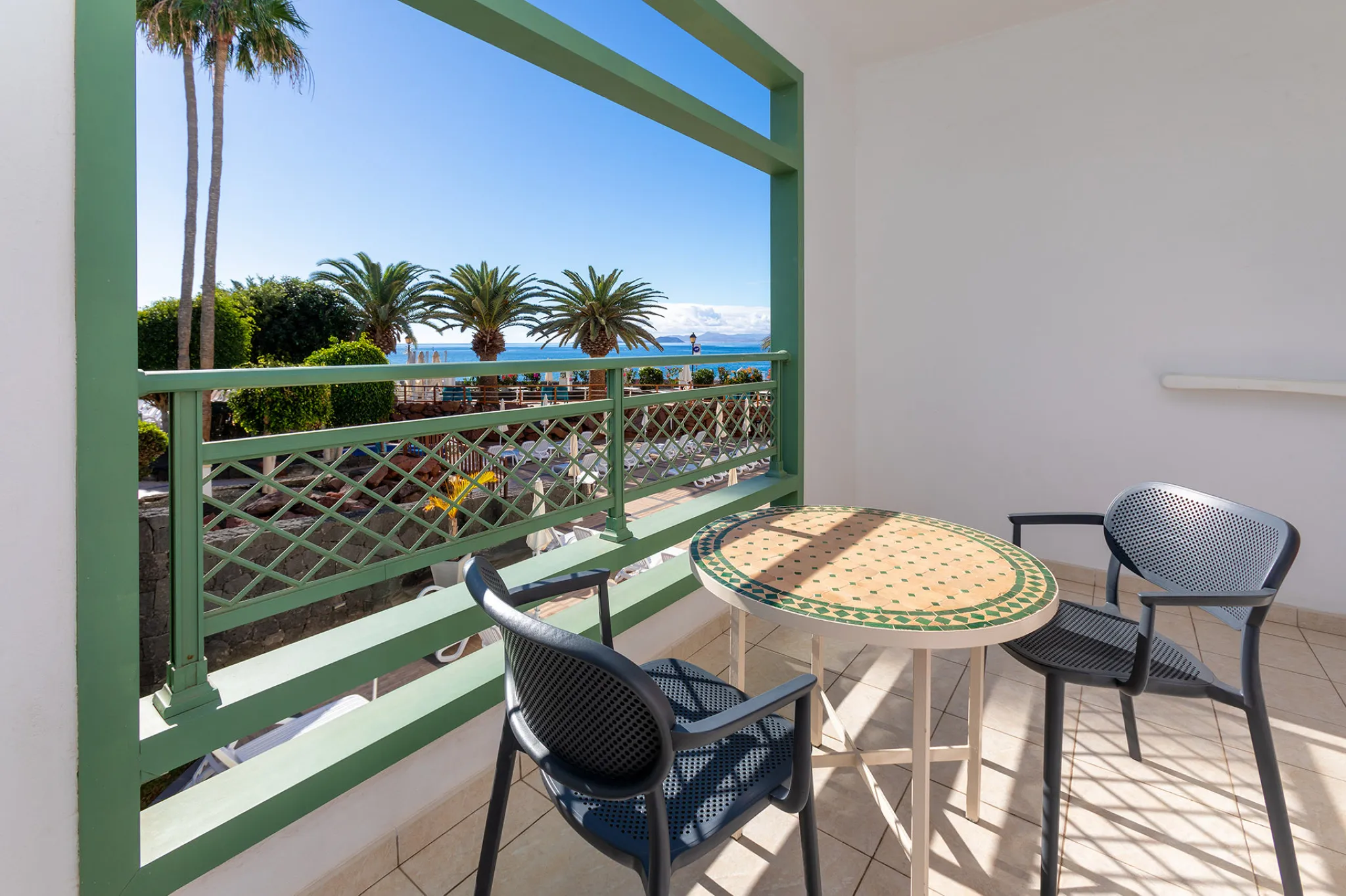 Terraza de la habitación Deluxe Superior Vista Océano