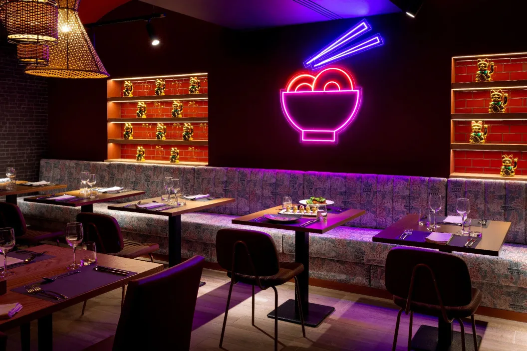 Detalle del Restaurante Oishii en el Hotel Gran Tagoro